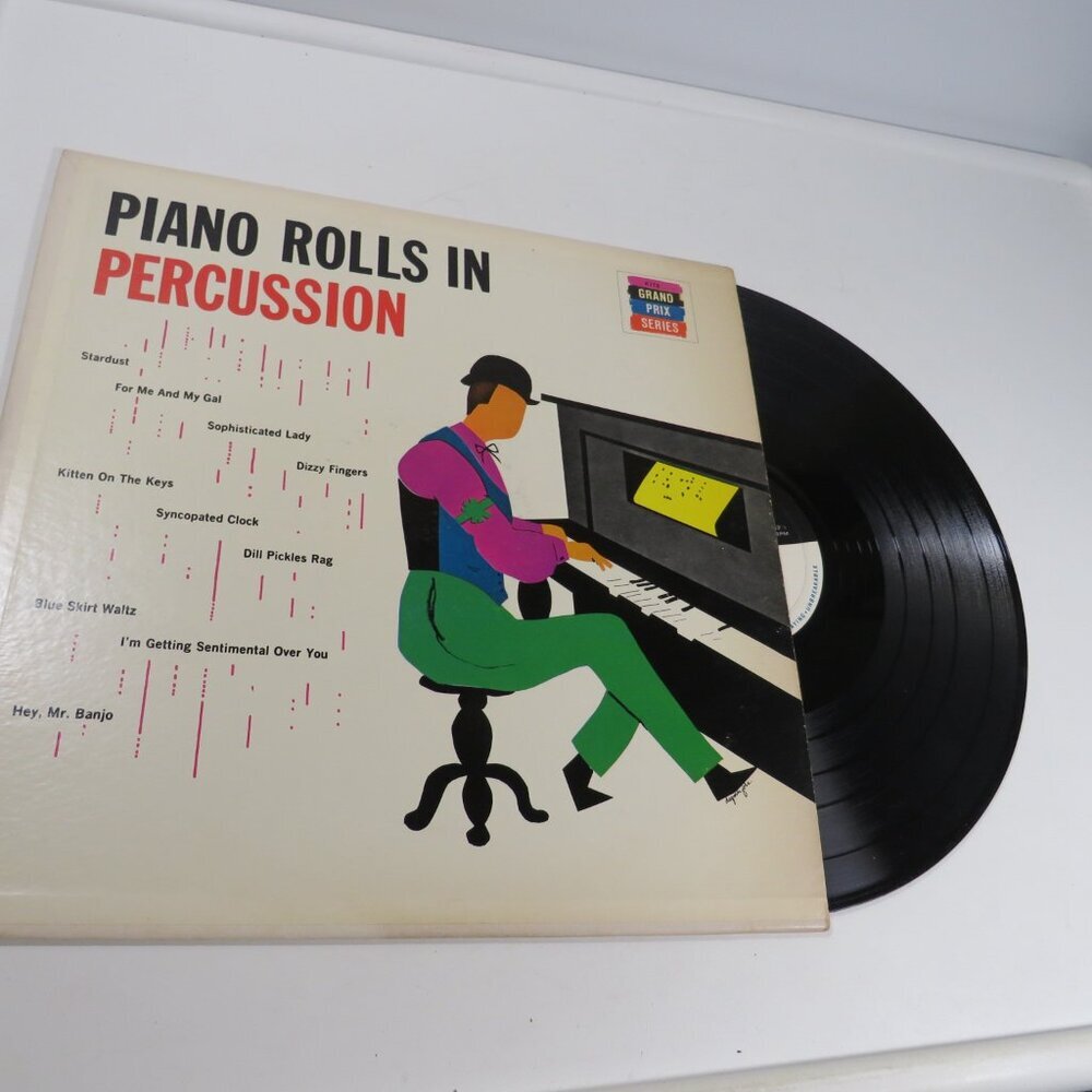 Piano Rolls in Percussion (1) LP Vinyl Record NEAR MINT CONDITION